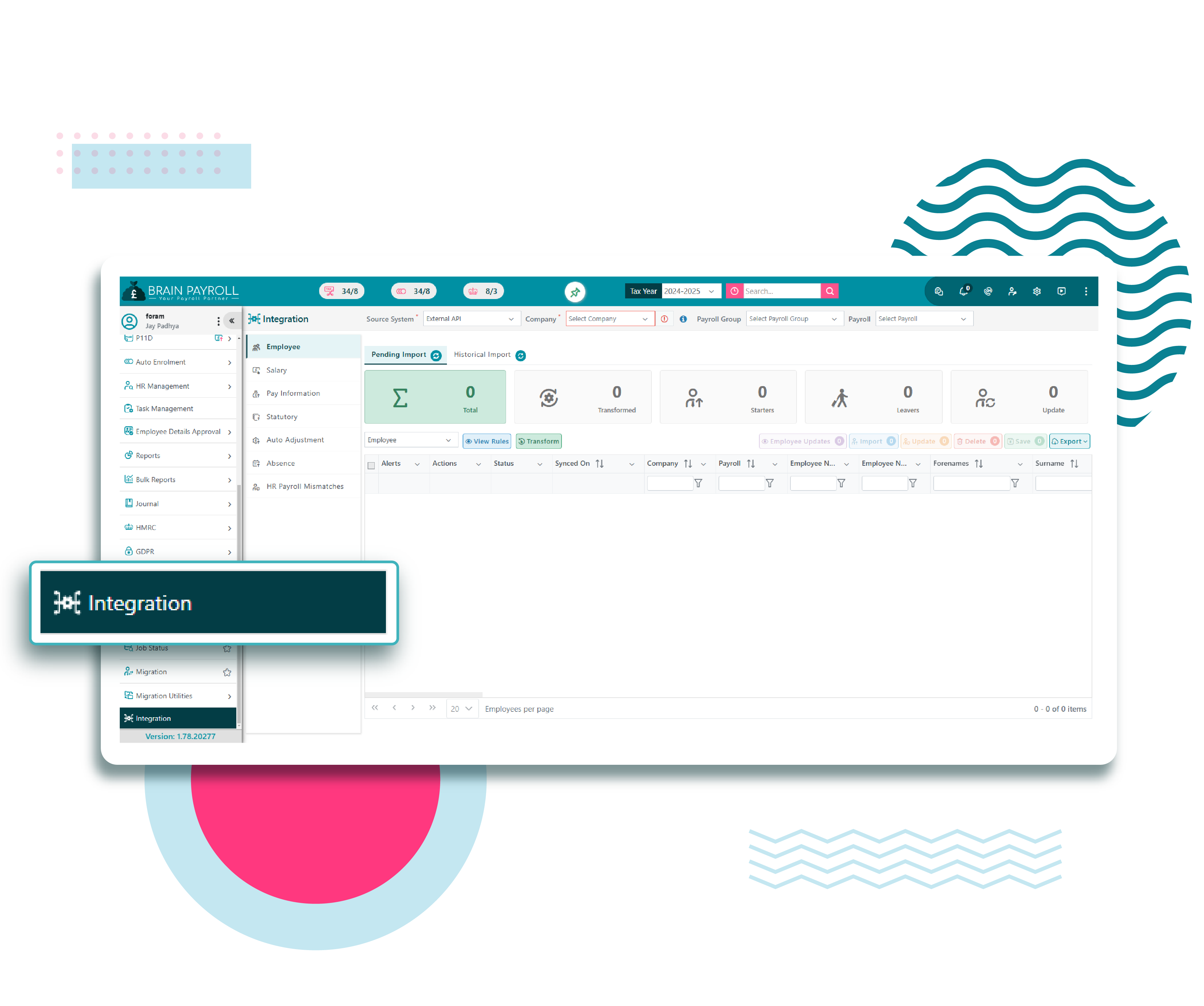 Integration and API connectivity