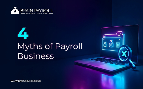 Illustration representing common myths in payroll business